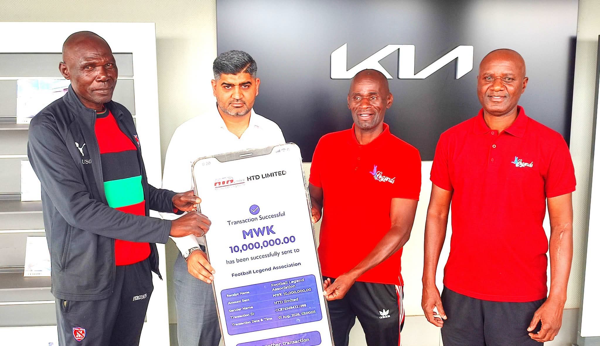 HTD’s K10m boost for Malawi football legends