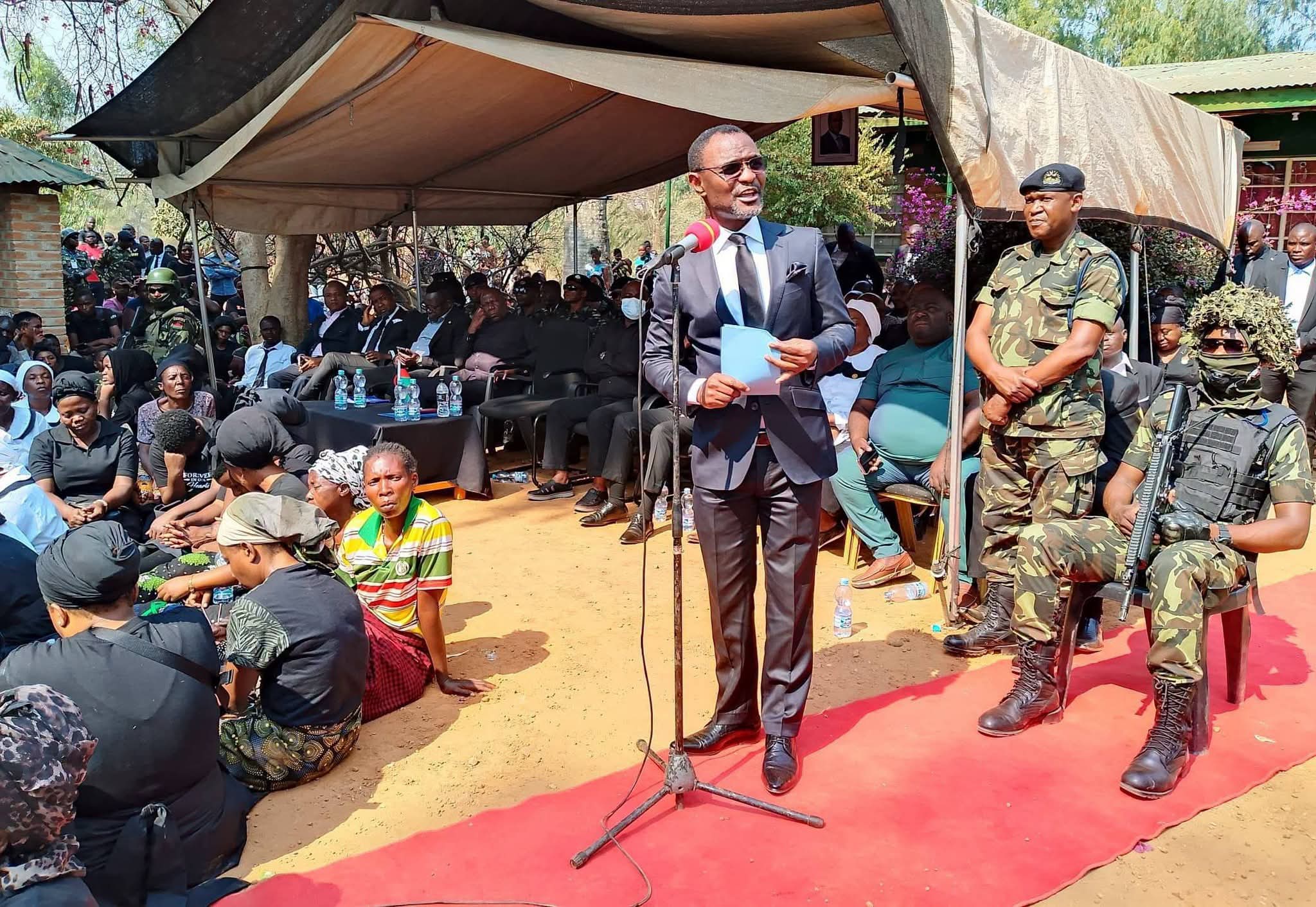 Minister Ben Phiri leads mourners at emotional funeral of dethroned former Paramount Chief