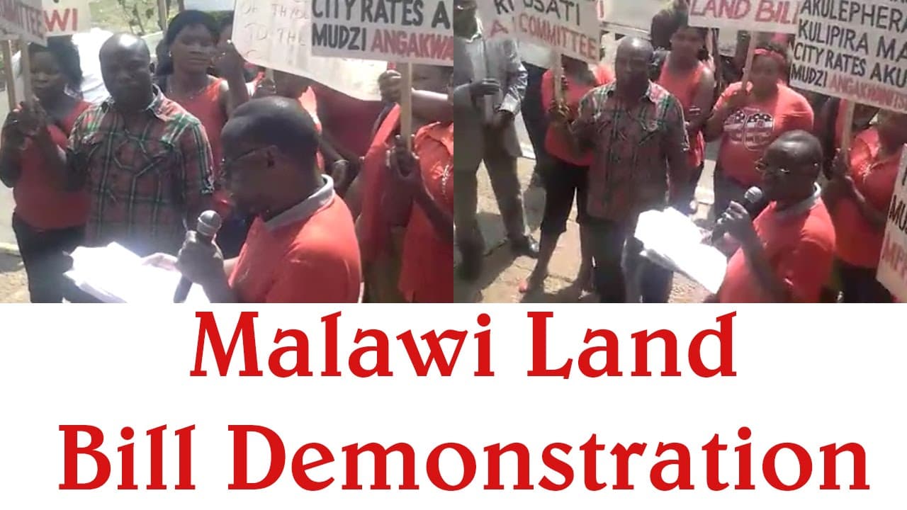Malawi Land Bill Demonstration