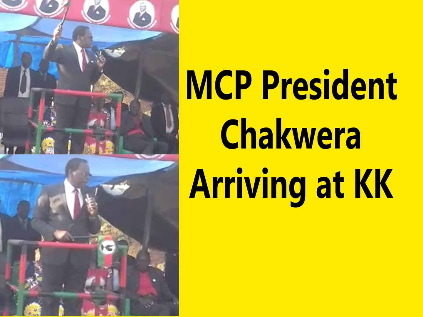MCP President Chakwera Speech at KK